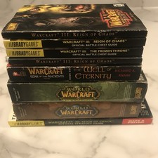 Warcraft Video Game BULK Lot Game Manuals Str...