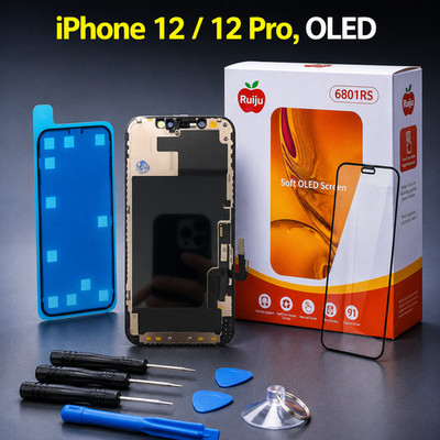 Display Original RJ iPhone 12 / 12 Pro OLED Touchscreen Set Schutzglass