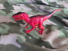 Vintage Plastic toy Dinosaur Jurassic Raptor Velociraptor toy
