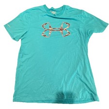 Under Armour Fish Graphic T-Shirt Men's XL Light Blue — listing 2