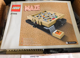 LEGO Ideas Maze 100% Set 21305 with Box & Instructions (770 pieces, over 1.5Kg)