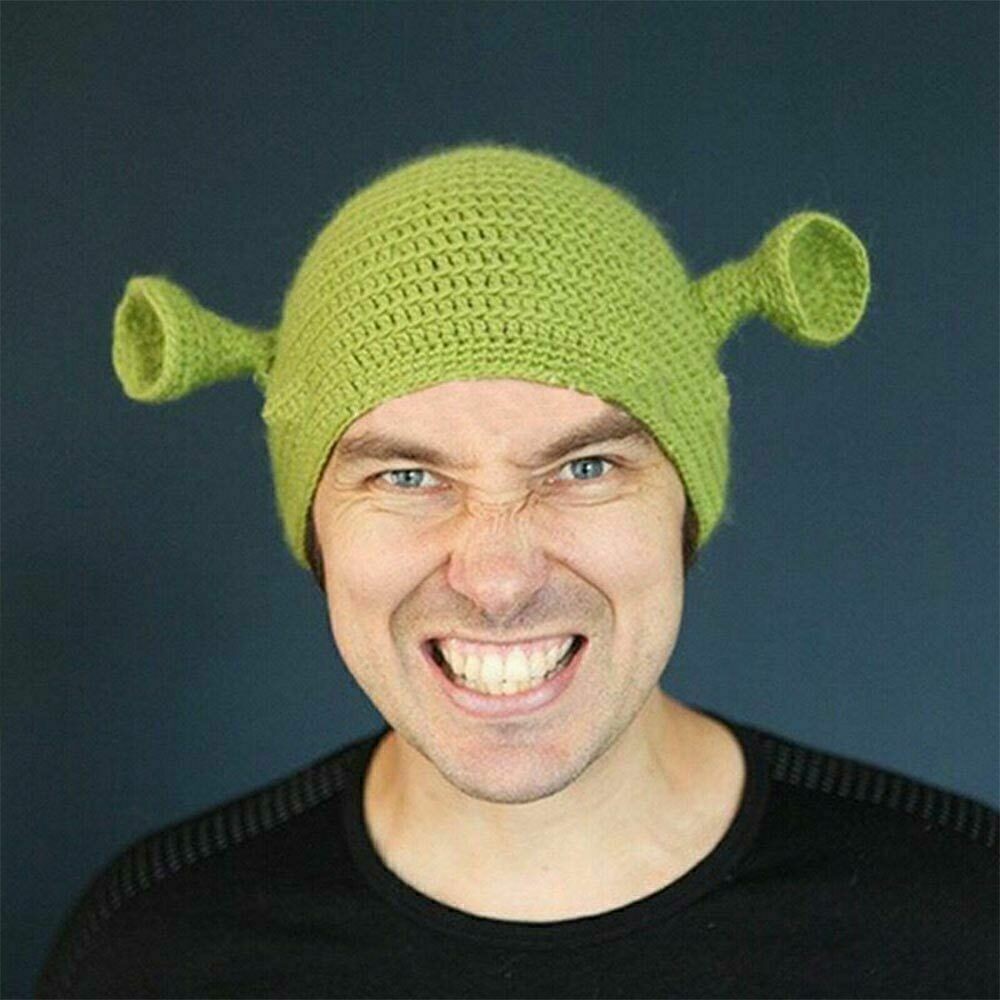 APL Berretto Shrek Beanie adulto bambini berretto invernale berretto a maglia teschio berretto cappelli