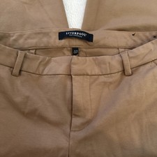 Liverpool Los Angeles Kelsey Knit Trousers in a maple or brown color