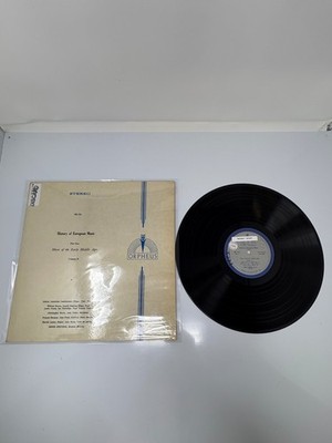 Denis Stevens - History of European Music 12'' Record 33 RPM ORPHEUS Classical
