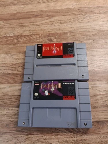 New ListingFinal Fantasy 2&3 For SNES Lot