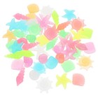 50 Pcs Aquarium Accessories Stone Discs for Glow in The Dark Pebbles