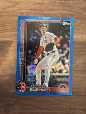 2025 Topps “BLUE GLITTER””NUMB. 132/150” Walker Buehler - Boston Red Sox
