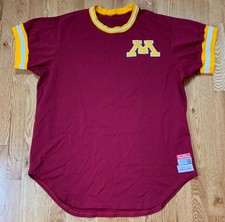 MINNESOTA GOPHERS KING O’SHEA STEICHENS VINTAGE GAME USED WORN BASEBALL JERSEY