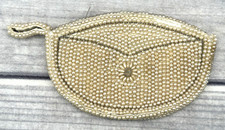 VINTAGE PEARL BEADED CLUTCH PURSE EVENING BAG 12