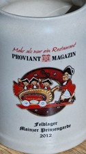 Mainzer Prinzengarde Bierkrug Feldlager 2012 Schankkrug Fastnacht Humpen SELTEN