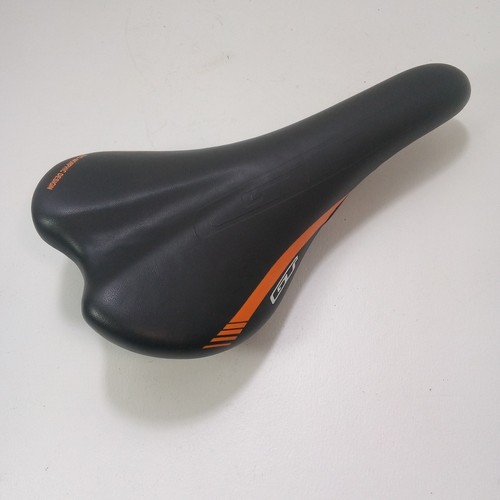 Sedile bicicletta GT design biomorfico arancione e nero - Foto 5 di 16