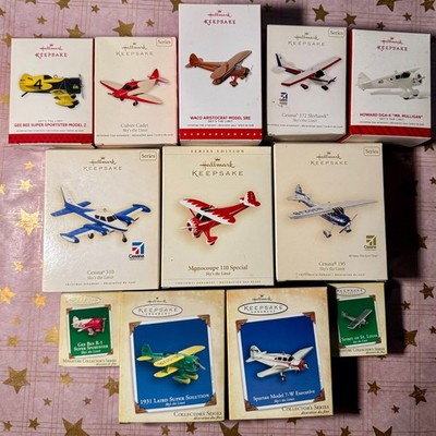 Hallmark Keepsake Sky s the Limit Ornaments 2004-2015 - Choose Your Airplane