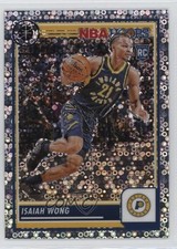 2023-24 Panini NBA Hoops Premium Stock Disco Prizm Isaiah Wong #139 0r5k