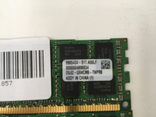 Kingston 16GB- 8GBx2 -DDR3 ECC RDIMM KVR1066D3Q8R7SK2/8GI (SERVER RAM) - Picture 5 of 6