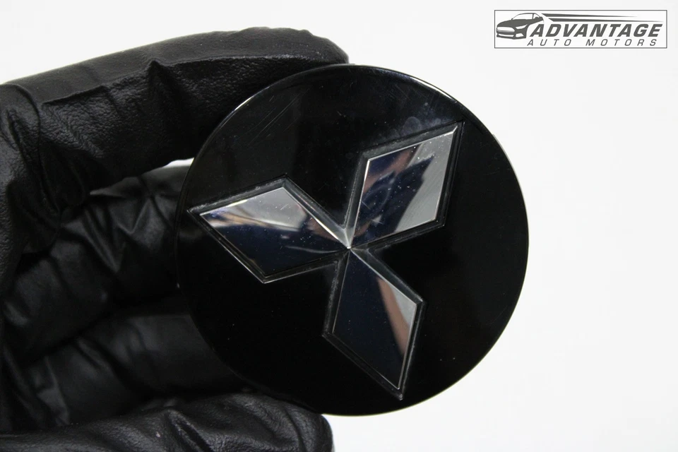 Llanta deportiva Mitsubishi Outlander 2018-2024 tapacubos central logotipo cubierta OEM Foto 4 de 4