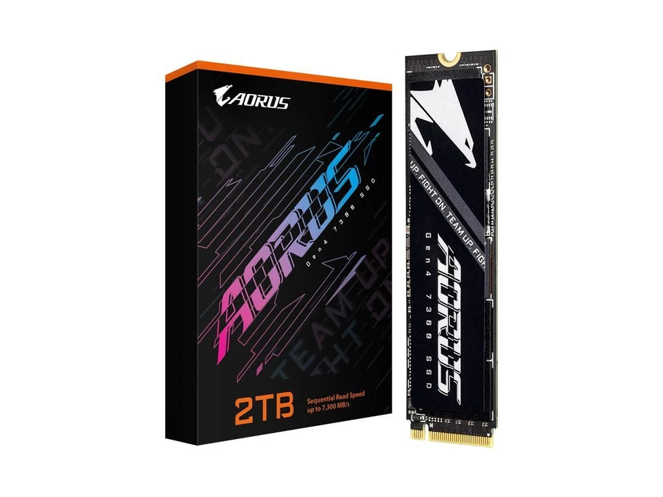 GIGABYTE AORUS Gen4 7300 SSD 2TB (w/o heat spreader) PCIe 4.0 NVMe M.2 Internal - Image 4 of 4