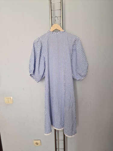 Damen RESUME Blau Dress Kleider Kurzarm Gr. M / L - Bild 8 von 13