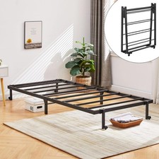 Klappbett 90x190 cm Einzelbett Metallbett Gästebett faltbares Reisebett mit 4...