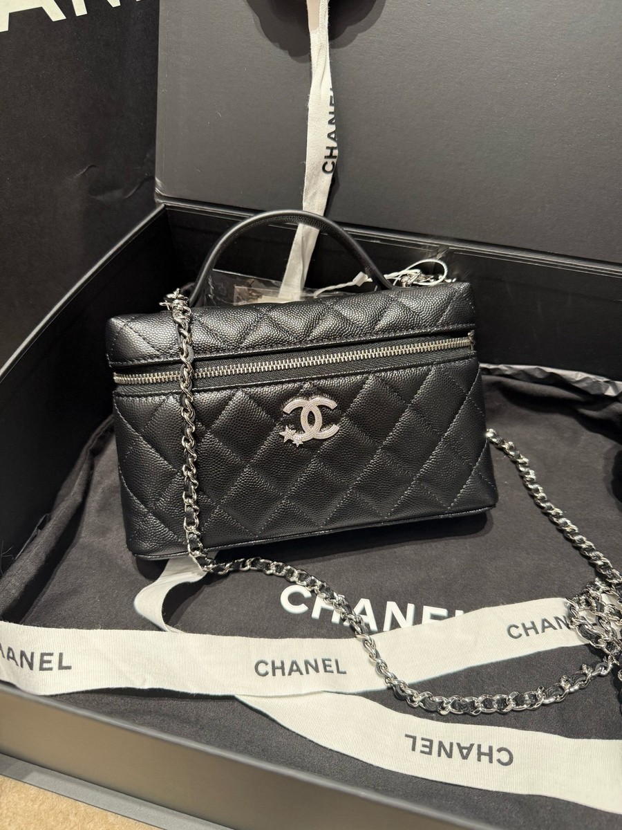 New CHANEL Calfskin Star Lunch Box Bag For Women | eBay