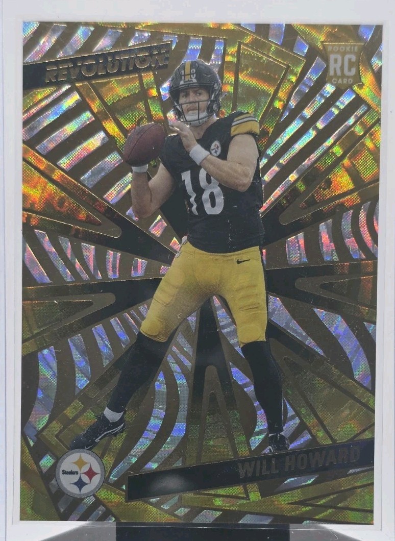 Will Howard Fractal /99 2025 Panini Revolution - Rookies #248