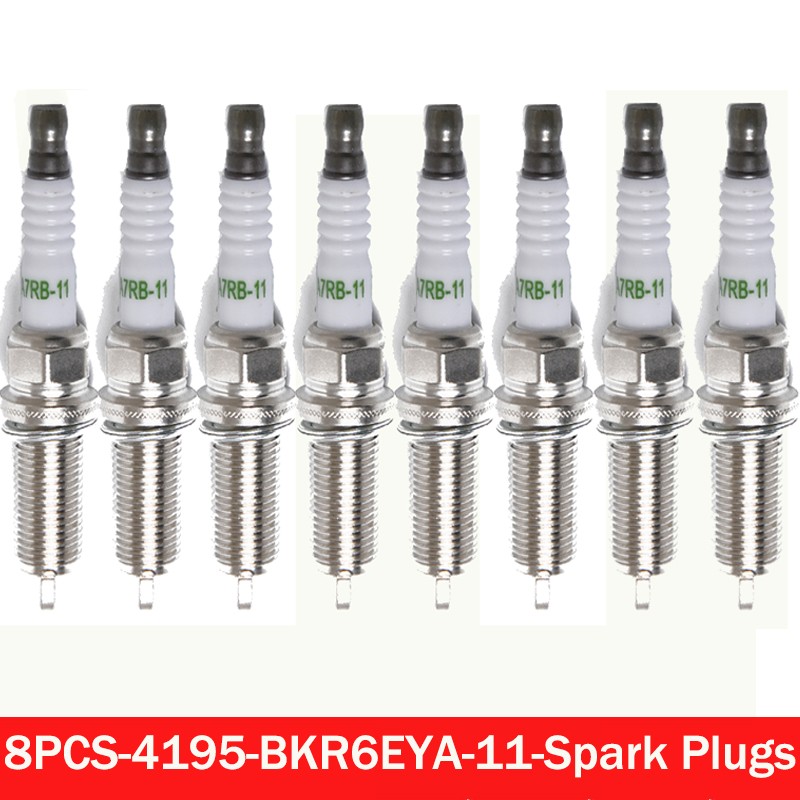 8 pc NGK 4195 BKR6EYA V-Power Spark Plugs for K20-U11 K20-U FR7KCU Ignition