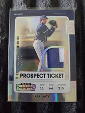2021 Panini Contenders - Prospect Ticket Jersey Asa Lacy /10 #PTJ-AL