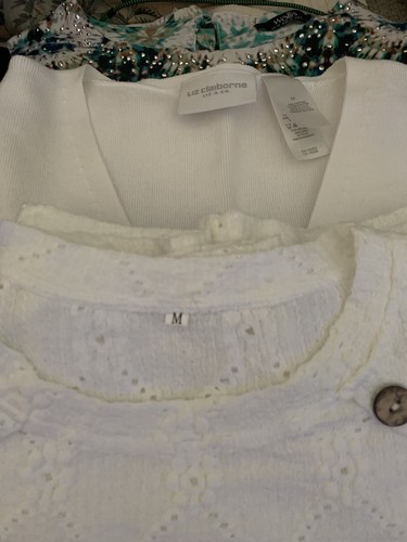 Three Ladies Tops 2x Size M & 1x Size 12. Good Condition
