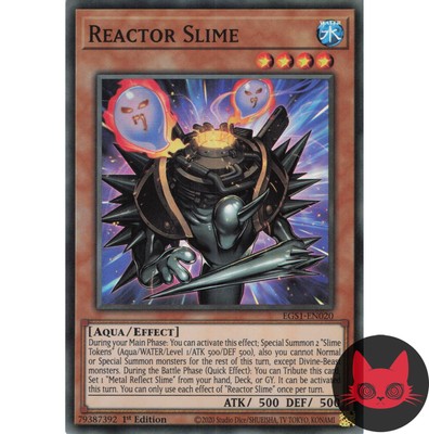 Yugioh Reactor Slime EGS1-EN020 Super Rare 1st Edition NM