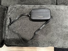 JACQUEMUS Black Zip Crossbody Bag Silver Hard...