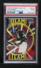 2022 Stadium Club Chrome Beam Team Gold Refractor 21/50 Luis Robert PSA 9 00c5