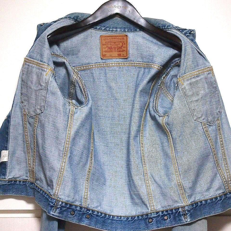 90s Reprint] LEVI'S 557 3rd Type Denim Jacket Size 38 limited From