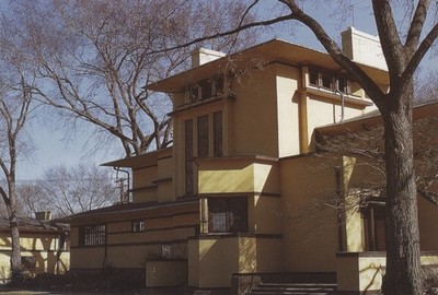 365 Frank Loyd Wright 540 Fairoaks Avenue Illinois 1902 Vintage Kunstdruck Poster