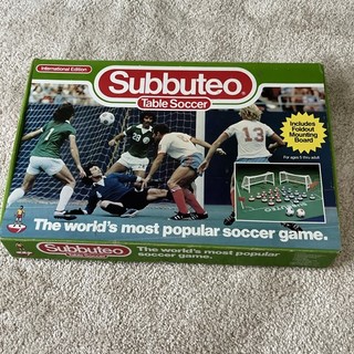Subbuteo Table Soccer International Edition Football Game Boxed Vintage 1980s