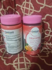  Centrum Morning Sickness Relief Of Nausea - 60 Gummies Each Citrus 2 Pack