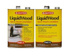 Abatron LiquidWood Kit - 2 Gallon - 2-Part Structural Wood Epoxy Resin - Wood...