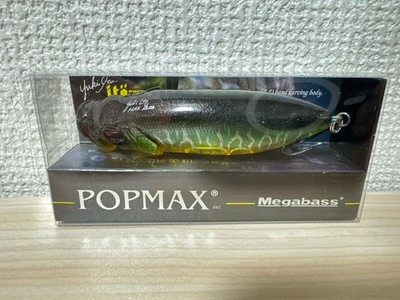 Megabass POP-MAX 78mm 1/2oz Topwater NEW GIN TONIC TIGER Bass