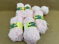 Sheena Anne Double Knit Bobble Top Yarn / Wool Pink Shade 010 -6 x 50g Balls NEW
