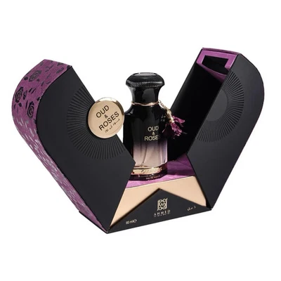 Oud and Roses Perfume 60ml | By Ahmed al Maghribi | NEW PACKAGING