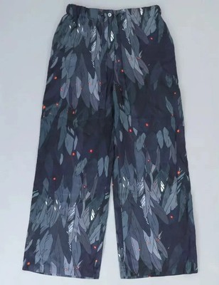 Loewe x Studio Ghibli Howl s Moving Castle Silk Pajama Trousers L Navy Blue