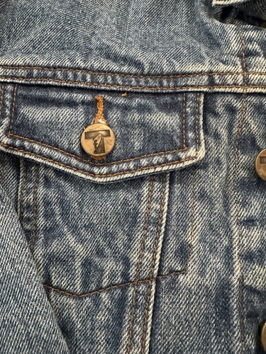 Vintage Frech Toast Boys 90s Denim Cotton Classic Adjustable Jean Jacket Size 4 - Picture 3 of 10