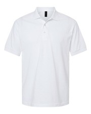 Gildan Unisex DryBlend® Polo - White, Size 2XL