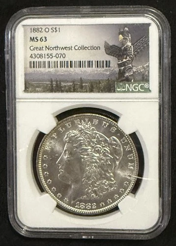 1882-O Morgan Silver Dollar $1 NGC MS 63