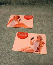 Pair Of Coca Cola Fridge Magnets Coke Vintage Collectable Retro