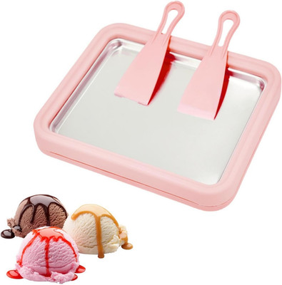 Rolled Ice Cream Maker-Perfect for Ice Cream, Frozen Yogurt, and More! (Pink)