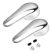 Faucet Lever Handle40mm Cartridge Single Metal Lever Handle Replacement 2 Set