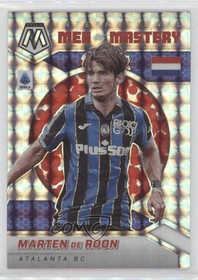 2021-22 Mosaic Serie A International Men of Mastery Prizm Marten de Roon #6 0ms6