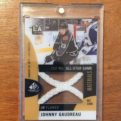 2017-18 SP Game Used - Johnny Gaudreau All-Star Game Materials Net Cord /35 