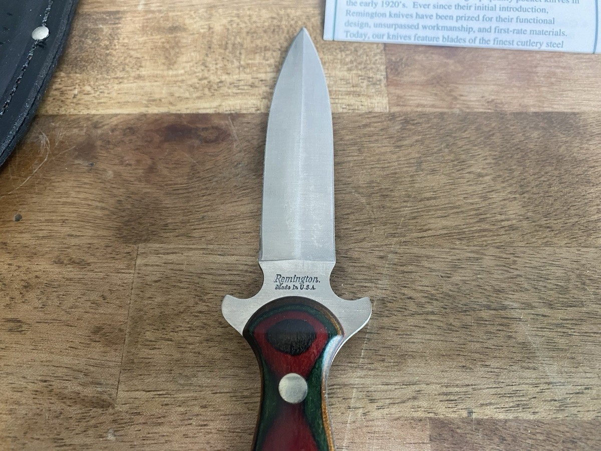 RARE/VINTAGE Remington Double Edged Fixed Blade Boot Knife/Dagger