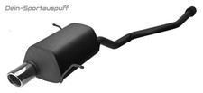 Ulter Sportauspuff BMW 3er E36 COMPACT 94-00 90mm rund eingerollt abgeschrägt