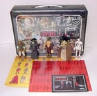 1983 KENNER STAR WARS ROTJ ACTION FIGURE COLLECTOR CASE w EMPEROR & MORE WEAPONS